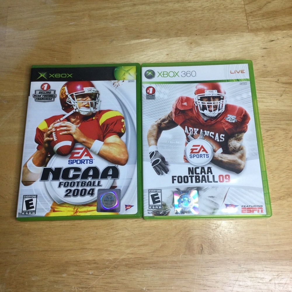 MICROSOFT XBOX EA SPORTS NCAA FOOTBALL‎ 2004 And 2009